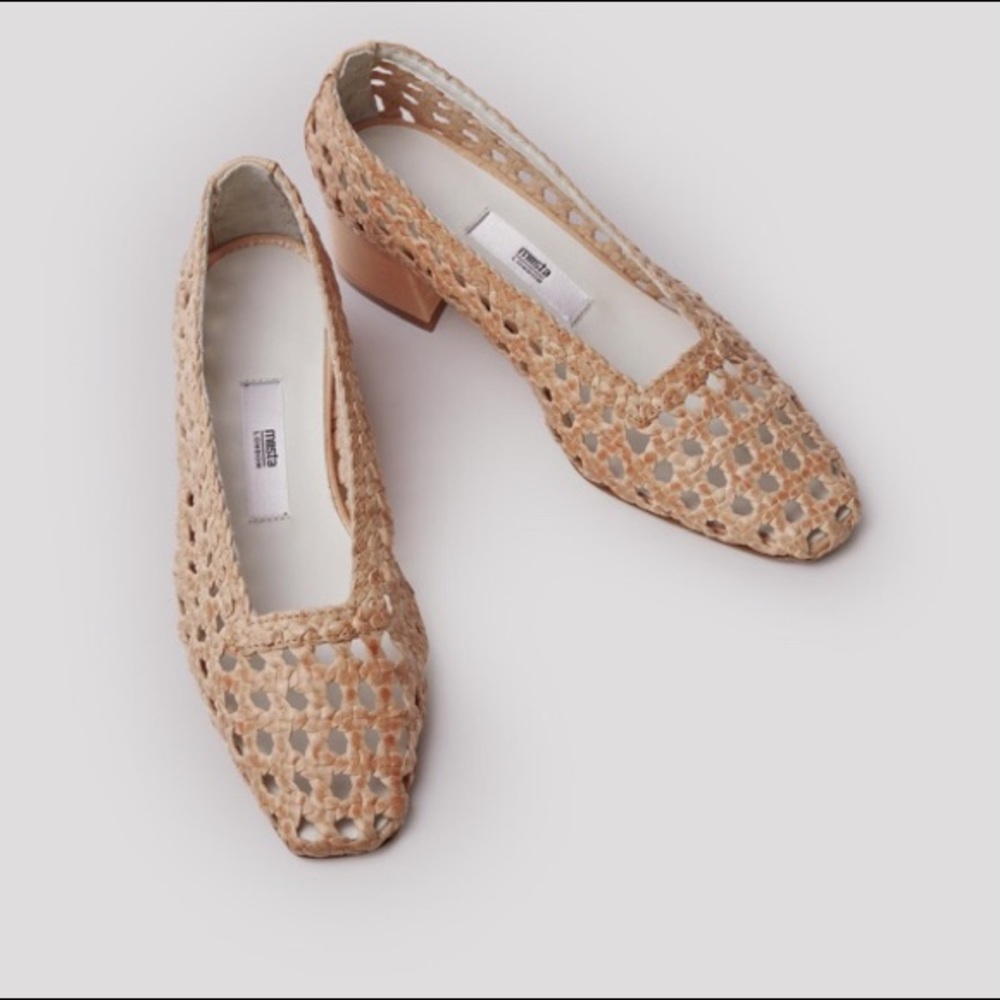 Miista Taissa Perfume Leather Mid Heels EU40